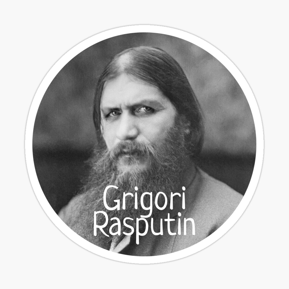 Grigori Yefimovich Rasputin Portrait Poster for Sale by quackynaut |  Redbubble