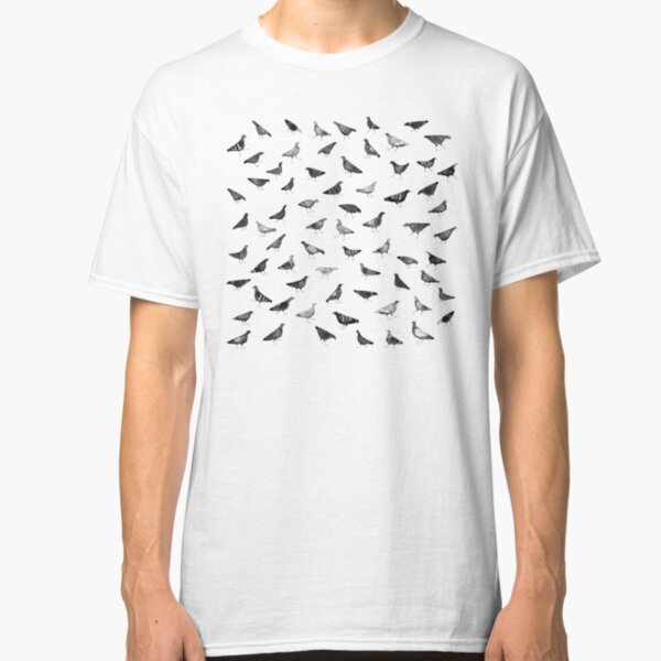 Pigeons Doing Pigeon Things Classic T-Shirt