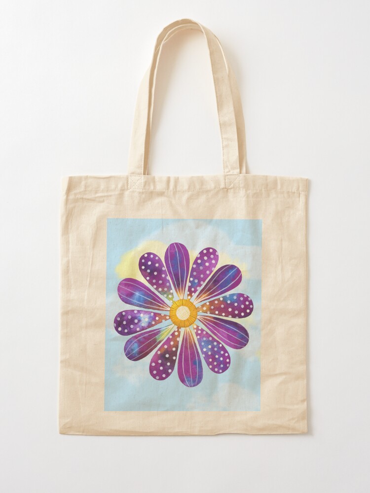 Happy Go Lucky Patterned Tote Bag