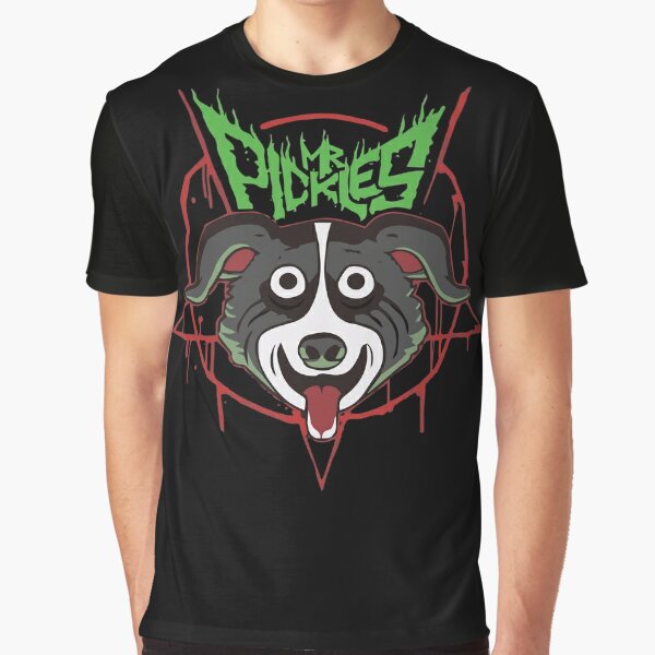 Mr Pickles - Logo, Unisex T-shirt - Black Mr Pickles Licensed Merch -  films, games 