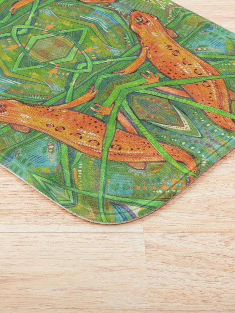 Alternate view of Eastern Newt Painting - 2019 Bath Mat