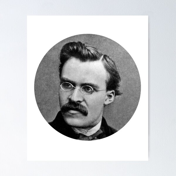 Item preview, Retrato de Friedrich Wilhelm Nietzsche designed and sold by quackynaut.