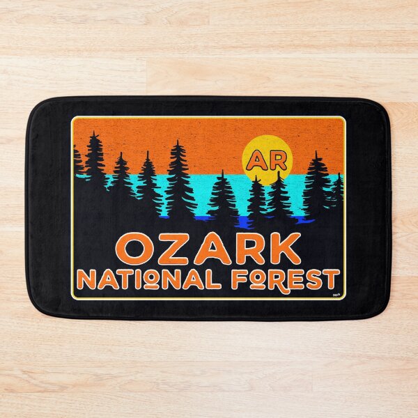 Artikelvorschau, Ozark National Forest Arkansas Laptop Gepäck Stoßstange entworfen und verkauft von DESTINATIONS DECAL.