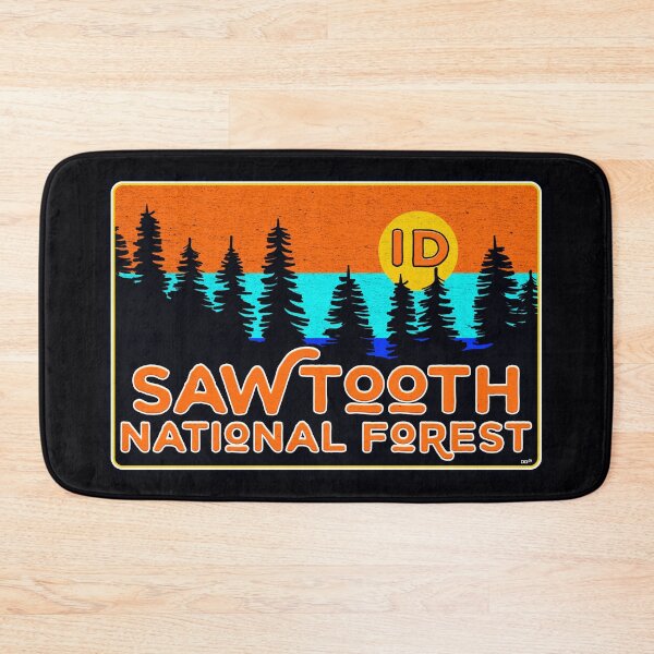 Item preview, Sawtooth National Forest Idaho Laptop Luggage Bumper designed and sold by DESTINATIONS DECAL.