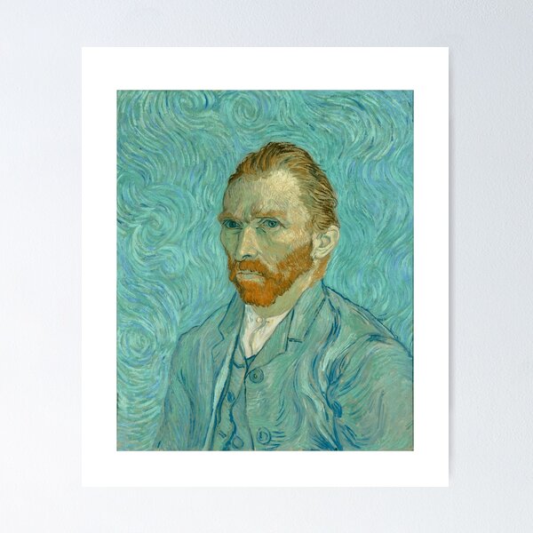 Artikelvorschau, "Selbstporträt" Gemälde von Vincent Van Gogh entworfen und verkauft von quackynaut.