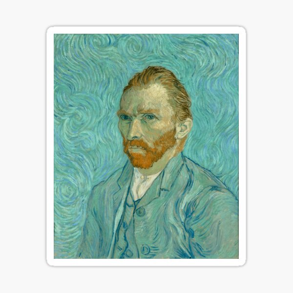 Artikelvorschau, "Selbstporträt" Gemälde von Vincent Van Gogh entworfen und verkauft von quackynaut.