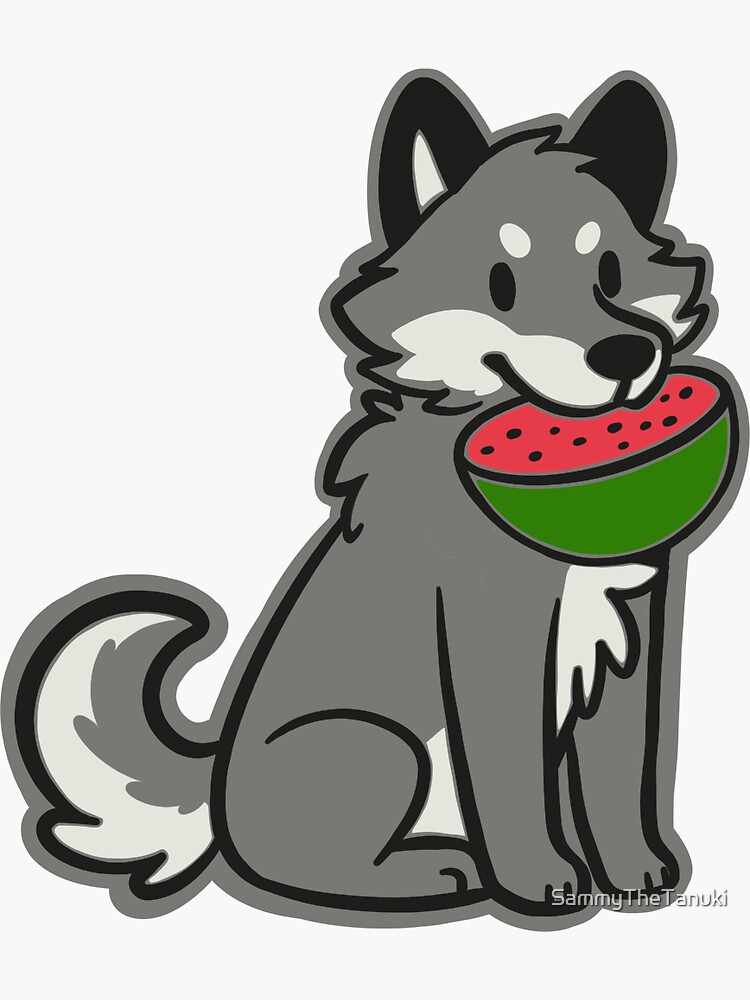 Cute Wolf Stickers Redbubble - black furwolf head roblox