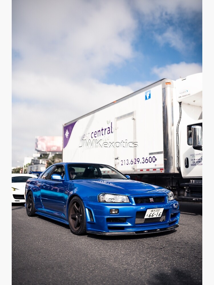 Nissan R34 Gtr V Spec Ii Greeting Card By Jwkexotics Redbubble