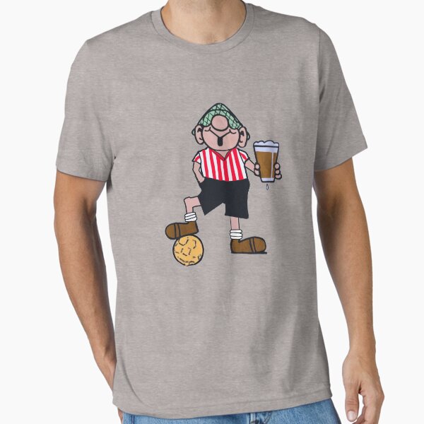 Item preview, ANDY CAPP RED AND WHITE FOOTBALL SHIRT designed and sold by Whatamidoing20.