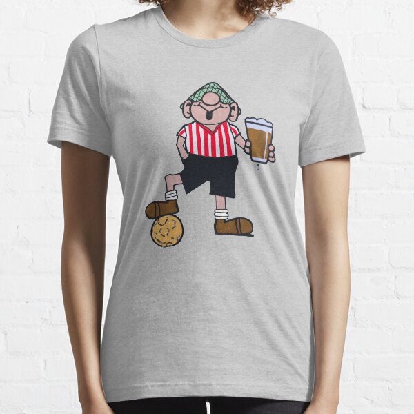 ANDY CAPP RED AND WHITE FOOTBALL SHIRT Essential T-Shirt