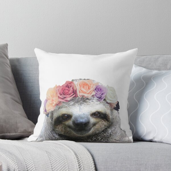 Item preview, Flower Crown Sloth designed and sold by MythsInc.