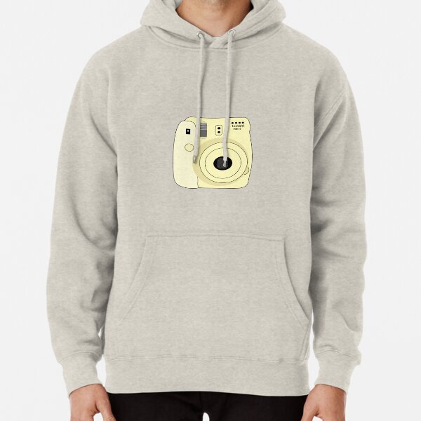 yellow polaroid hoodie