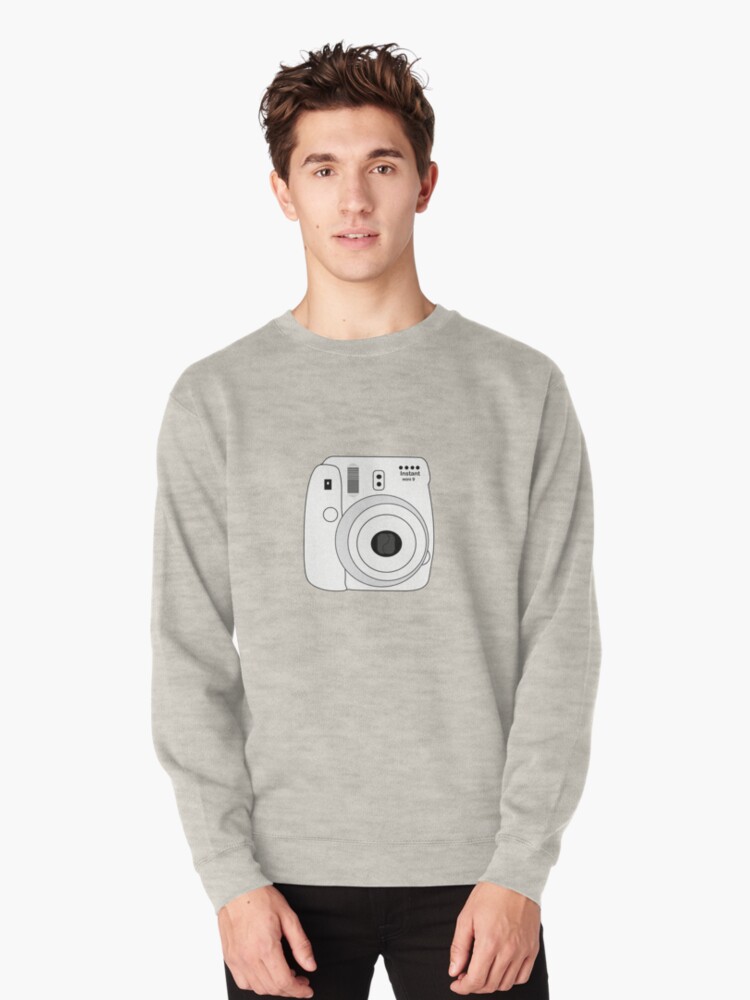 white polaroid sweatshirt