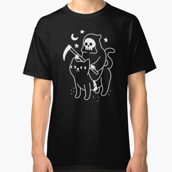 Death Rides A Black Cat Classic T-Shirt