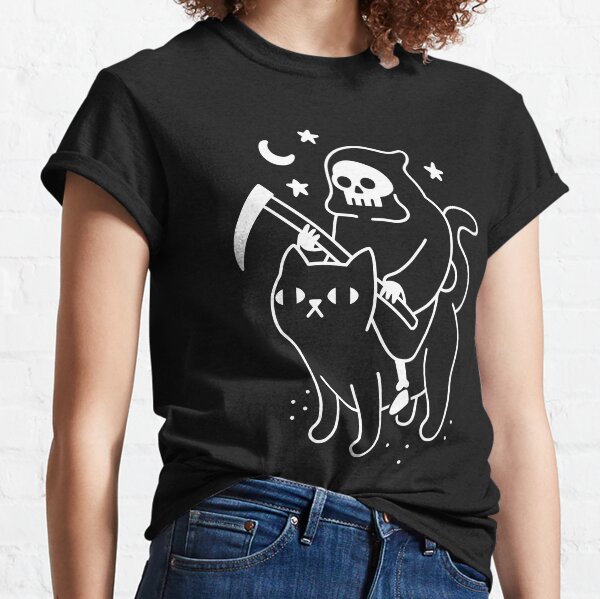 Death Rides A Black Cat Classic T-Shirt