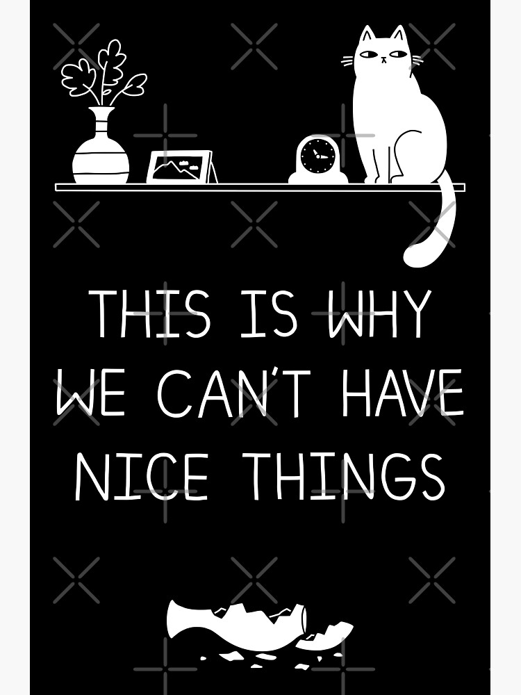 This Is Why We Cant Have Nice Things Premium Matte Vertical Poster Sold By Cashmere Rosmunda 7593