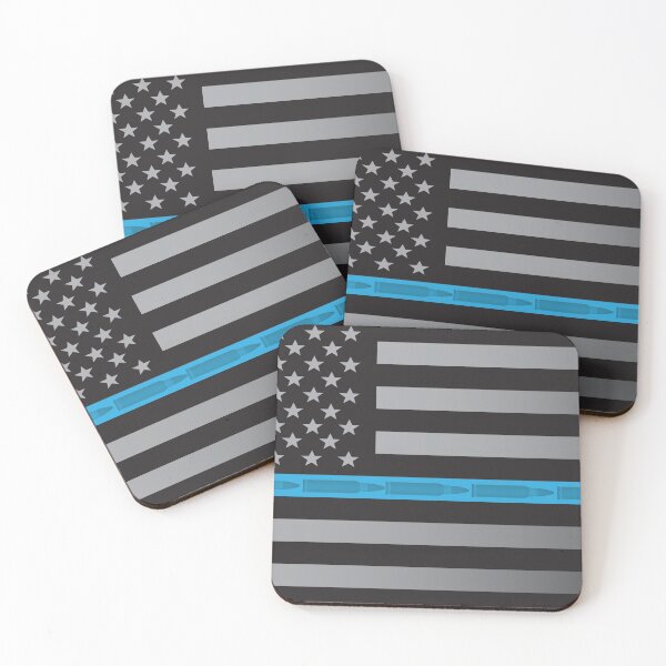 Item preview, Law Enforcement Thin Blue Line American Flag designed and sold by rickster556.