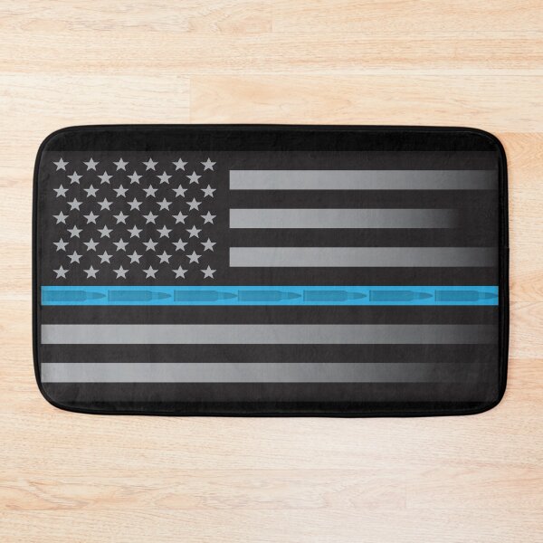 Item preview, Law Enforcement Thin Blue Line American Flag designed and sold by rickster556.