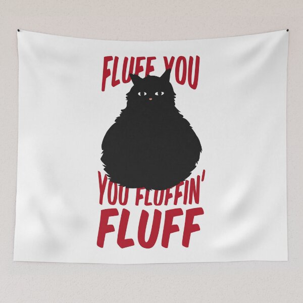 Item preview, Black cat | Fluff you Fluffin Fluff. designed and sold by emphatic.