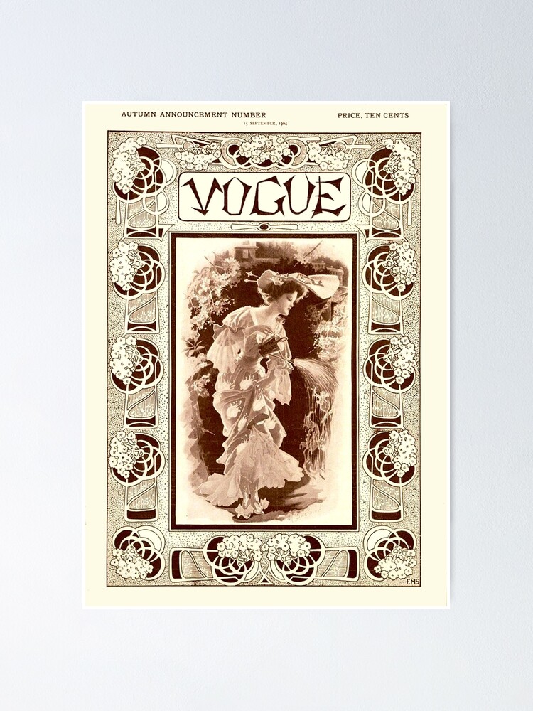 Vintage Vogue print by Vintage Advertising Collection