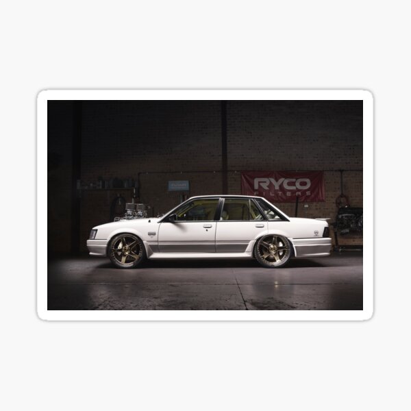 White Holden VK Commodore Sticker