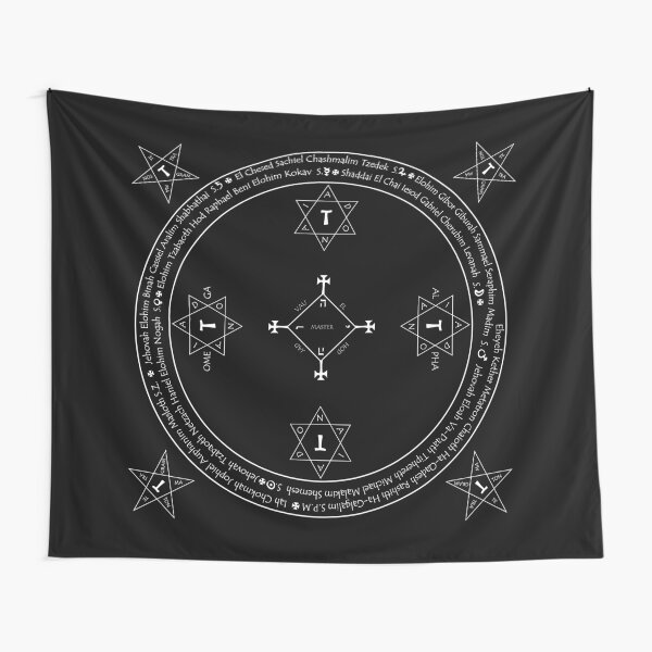 Item preview, Classic Magic Goetia Circle. White on Black version.  designed and sold by Gilberto Strapazon.