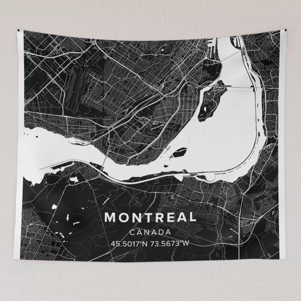 Item preview, Montreal Map designed and sold by Kara515.