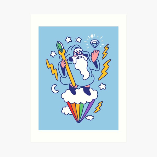 Wizard In The Sky Art Print