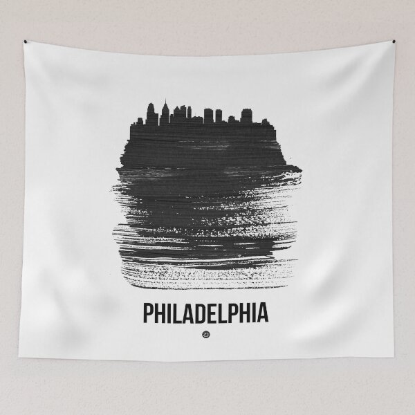 Item preview,  Philadelphia Black City Skyline 2 designed and sold by Irina March.