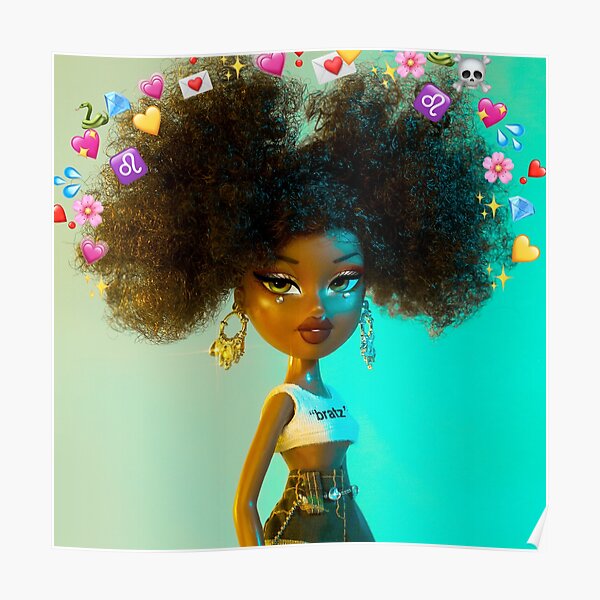 bratz doll with curly hair