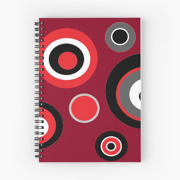 Item preview, Experimental Geometric Circle Print Pattern (Red Version) designed and sold by GingerEccentric.