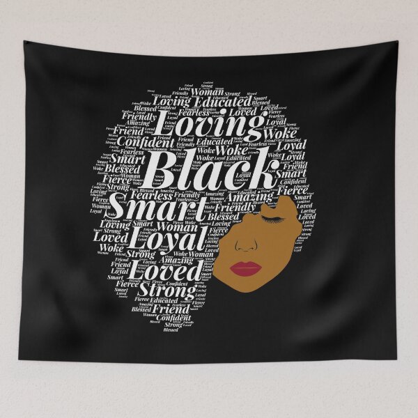 Item preview, Side Afro Puff With Words designed and sold by blackartmatters.