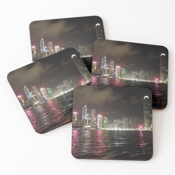 Item preview, Hong Kong at night designed and sold by RoosterRepublic.