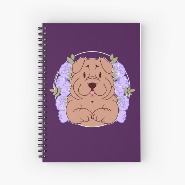 Furrow the Shar Pei Spiral Notebook