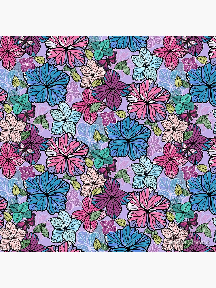 Hydrangeas & Butterflies by sandravincent