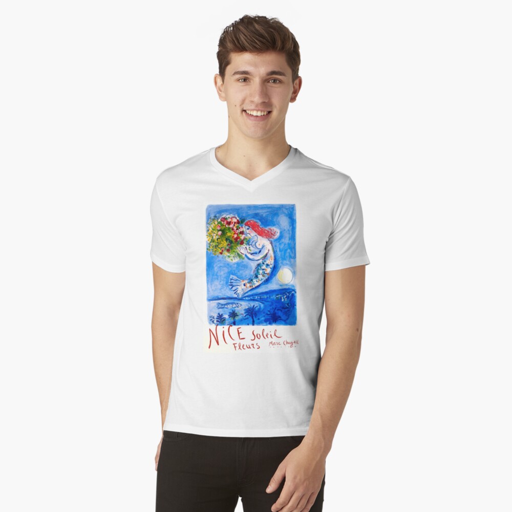 Item preview, V-Neck T-Shirt designed and sold by retrographics.