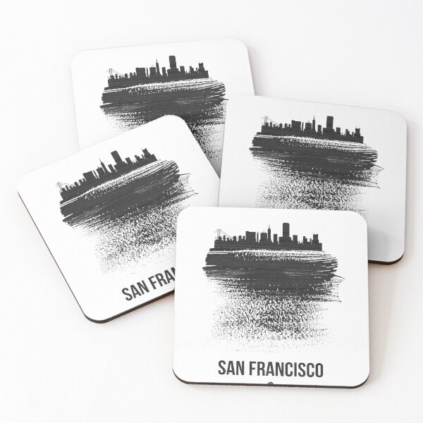 Item preview, San Francisco Black City Skyline 2 designed and sold by Irina March.