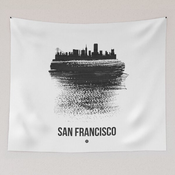 Item preview, San Francisco Black City Skyline 2 designed and sold by Irina March.