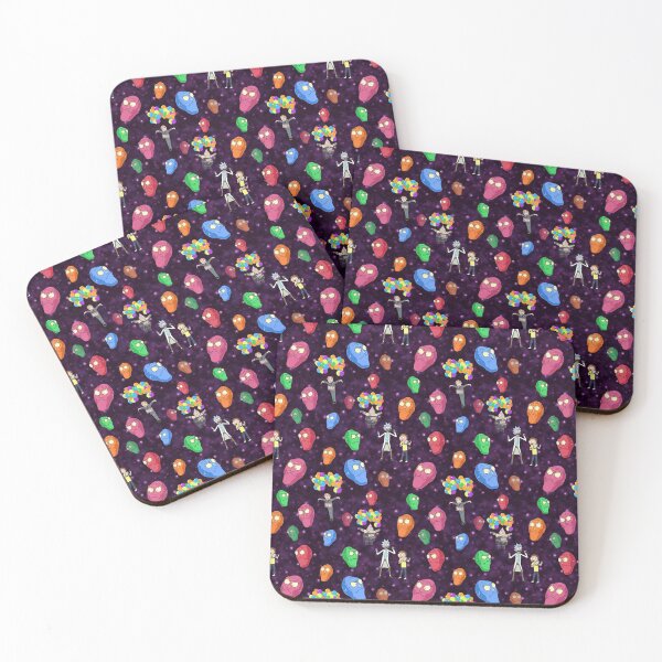 Get Schwifty Pattern Coasters (Set of 4)