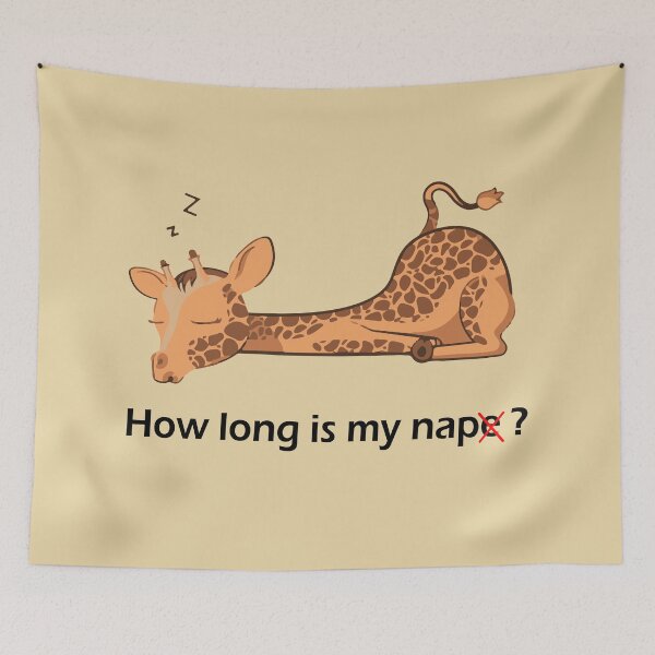 Item preview, Sleeping Giraffe, long nape (nap) designed and sold by Mykadodo.