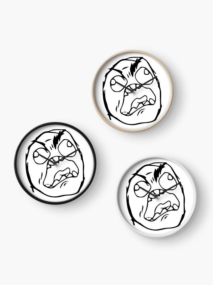 Troll face meme angry mad reaction face HD HIGH QUALITY Sticker for Sale  by iresist in 2023