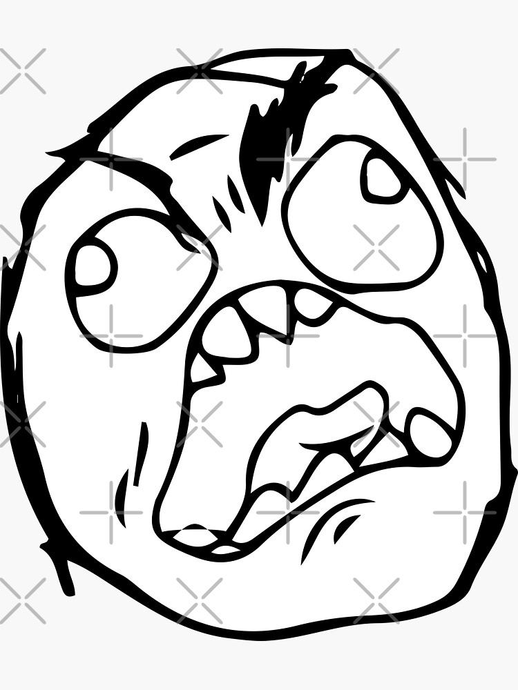 Very Angry Troll Face PNG