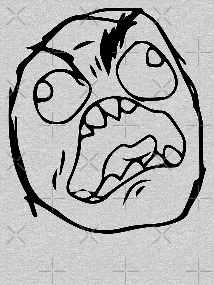 Troll face meme angry mad reaction face HD HIGH QUALITY Kids T