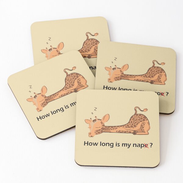Item preview, Sleeping Giraffe, long nape (nap) designed and sold by Mykadodo.