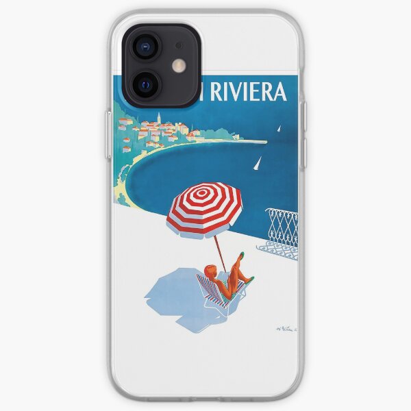 1954 französisches Riviera-Reise-Plakat iPhone Flexible Hülle