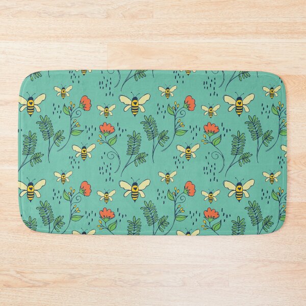 Item preview, Bees and Flowers designed and sold by Jacqueline Hurd.