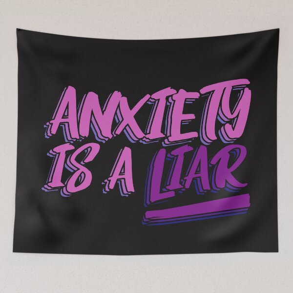 Item preview, Anxiety Lies designed and sold by ungecko.