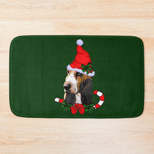 Item preview, Basset Hound Christmas Santa Hat designed and sold by springdaleshops.