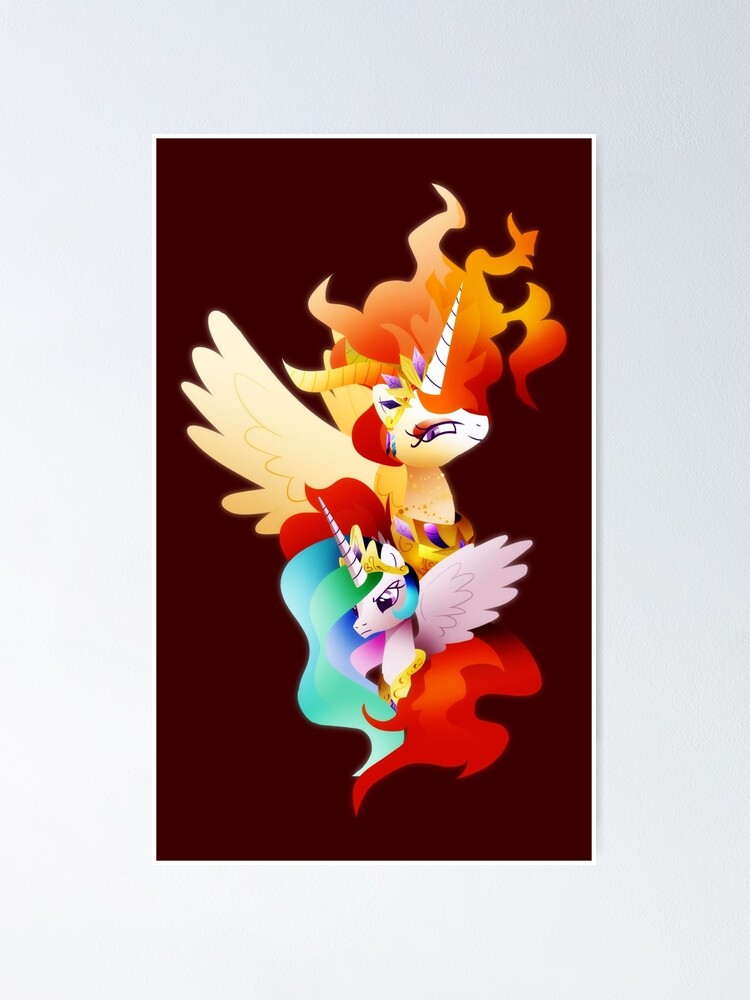 Solar Flare Daybreaker Mlp Princess Celestia And Nightmare Star
