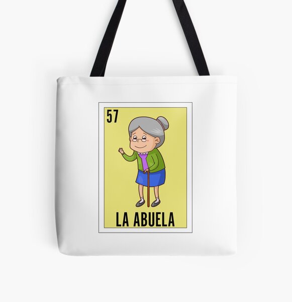 Mexican Loteria La Abuela Regalo Para Abuela Loteria Tote Bag For Sale By Andres1986 
